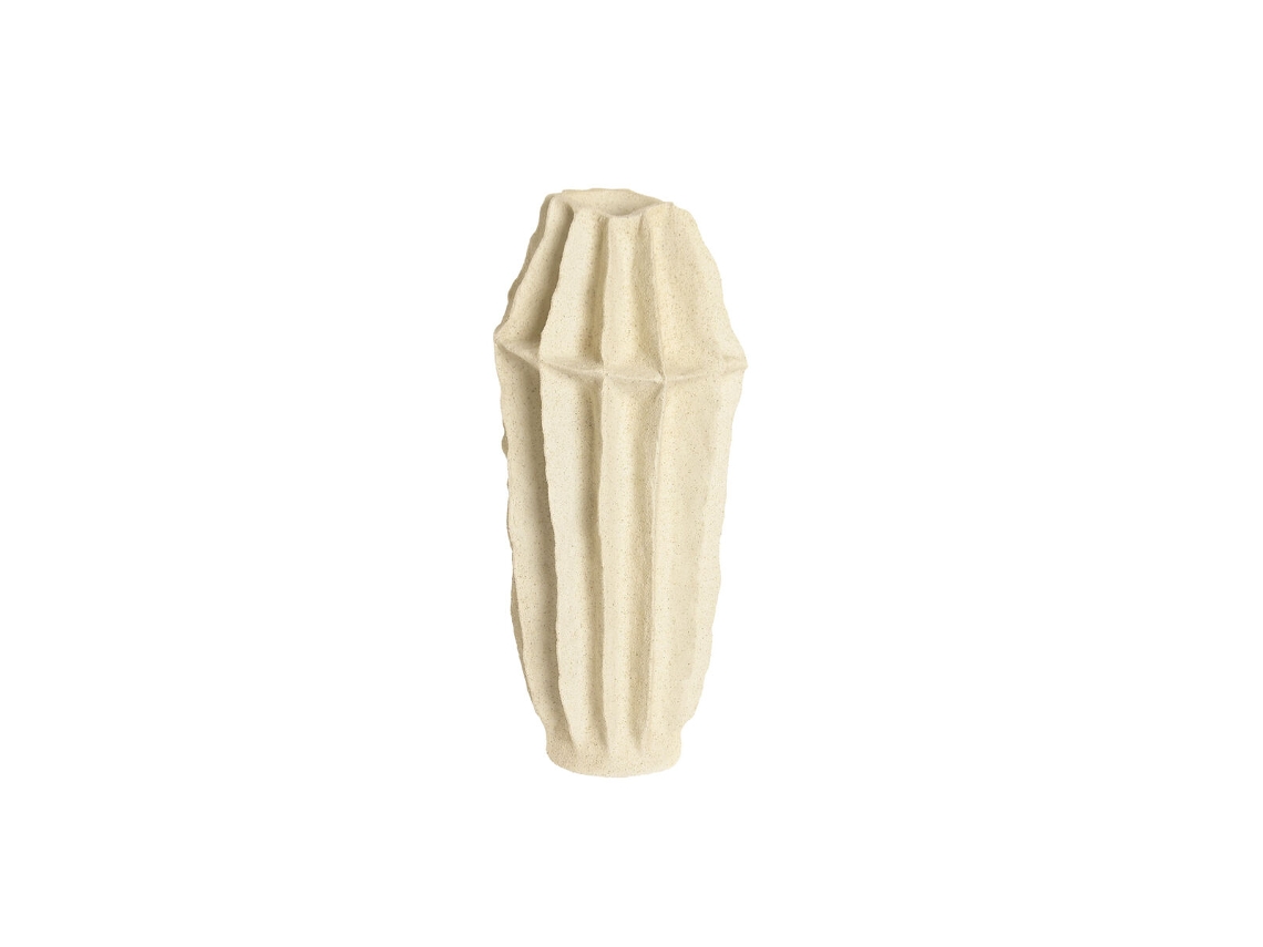 Vaso Home Esprit Bege Resina Mediterrâneo 19 X 19 X 44 Cm