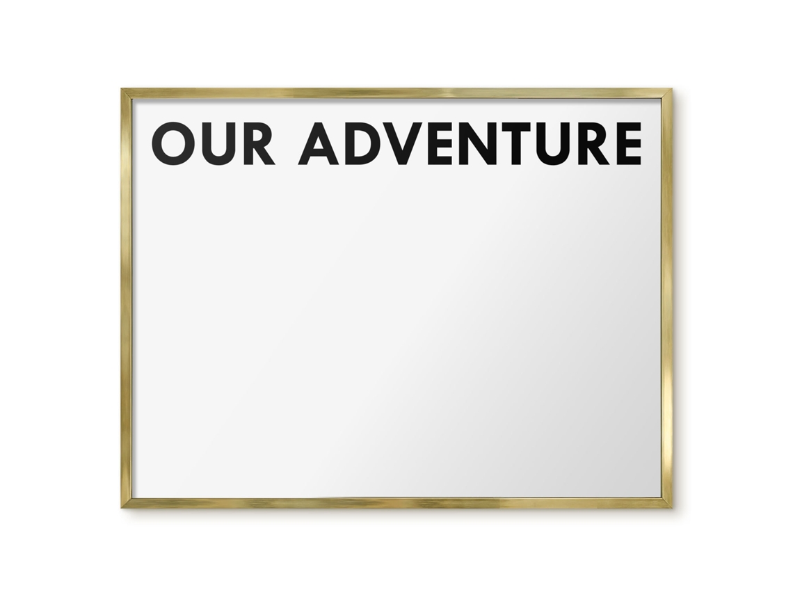 Magnetic Wall Board Our Adventure For The Office Espelharte (80x60 Cm)