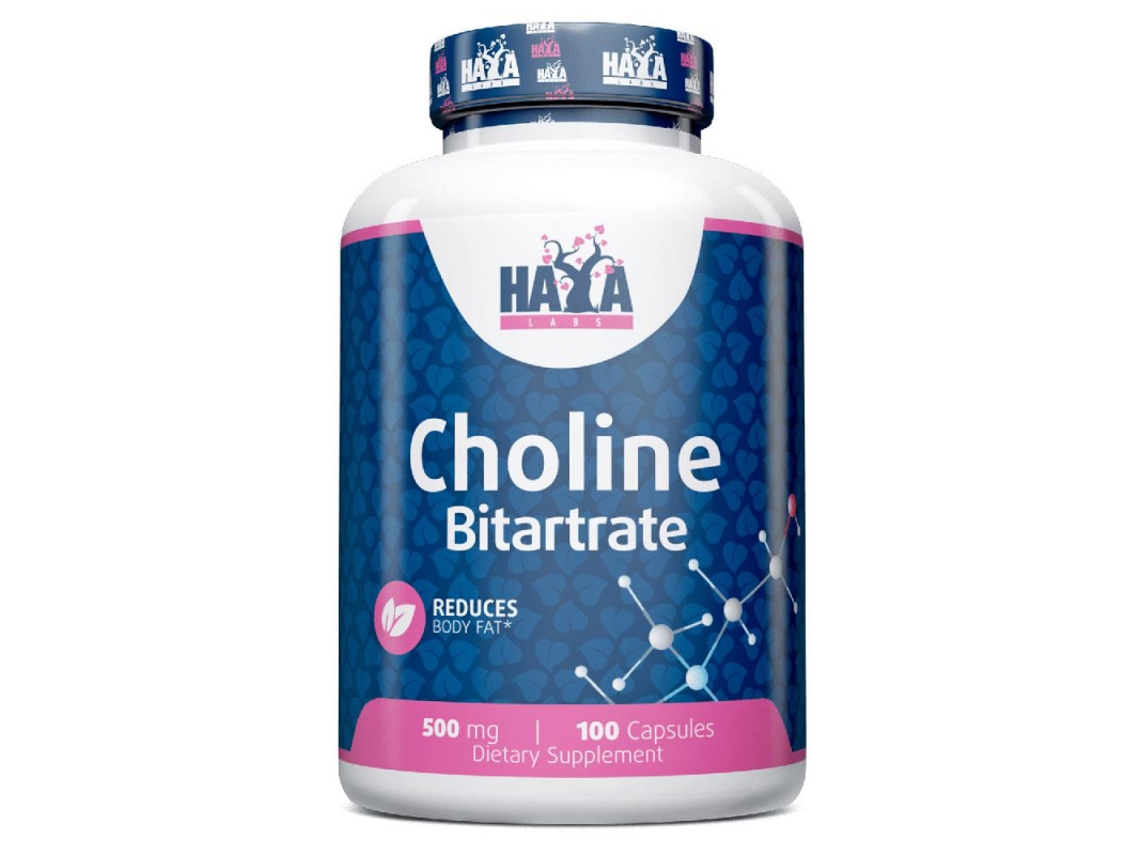 Bitartarato De Colina 500mg - 100 Cápsulas De Haya Labs