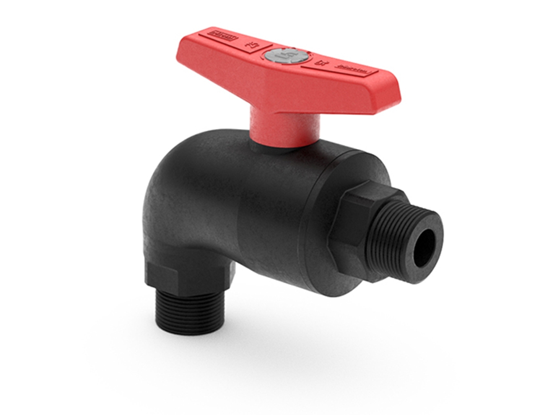 Valvula Ppfv Bola Acodada R/M-M 1/2X3/4 HIDROTEN