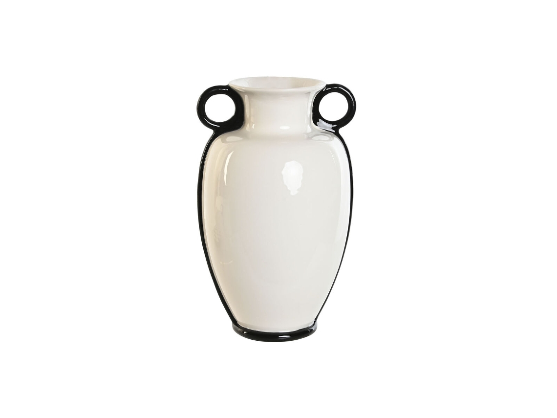 Vaso HOME ESPRIT Duas Cores Cerâmica Moderno 16 X 15 X 26 Cm