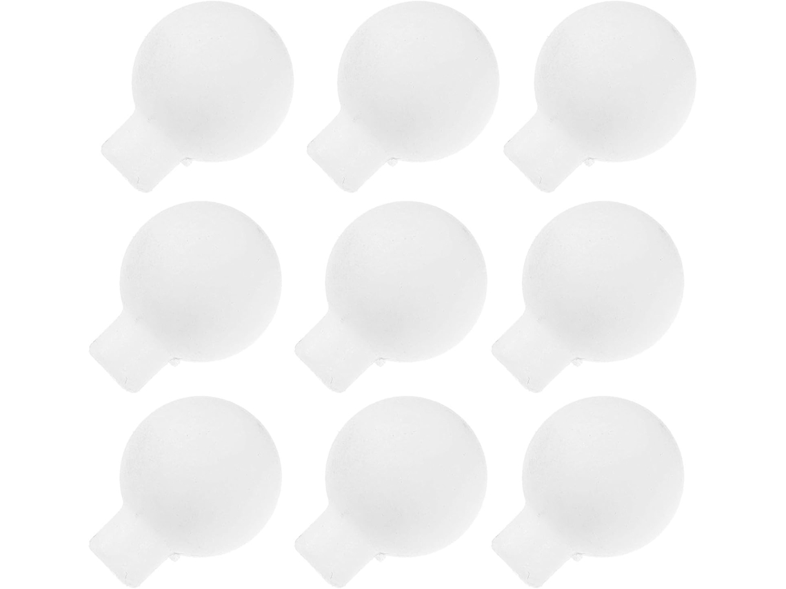 100 Lâmpadas Globo Vazias Para Pendurar Luzes De Cordão, 16 Cm De Diâmetro, Cor Fosca, 100 Peças, Ac Gokoco