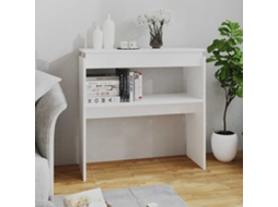 Vidaxl Mesa Consola 80x30x80 Cm Derivados De Madeira Branco