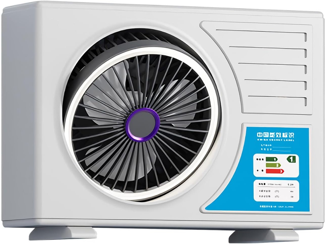 Ventilador Usb Preto De 6 Velocidades Com Reservatório Água,