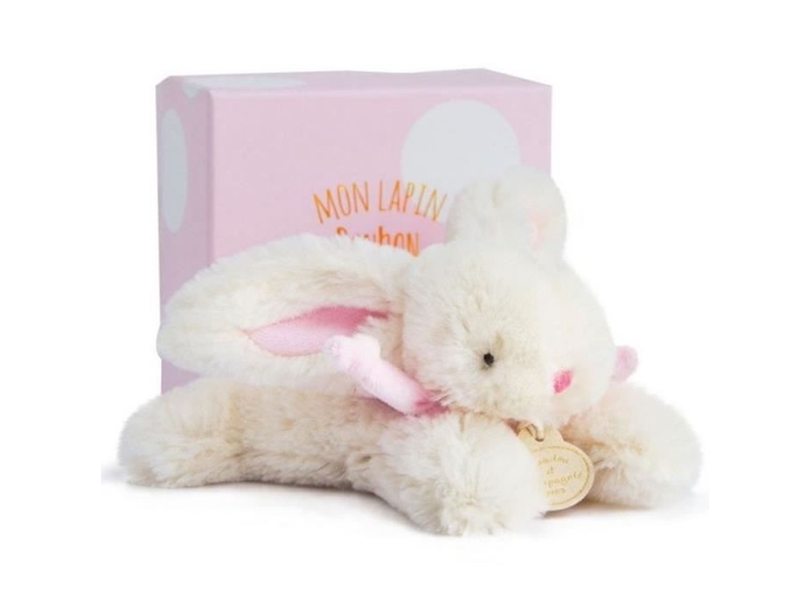 Brinquedo de Pelúcia Candy Rabbit DOUDOU ET COMPAGNIE Rosa 16Cm Macio e Macio