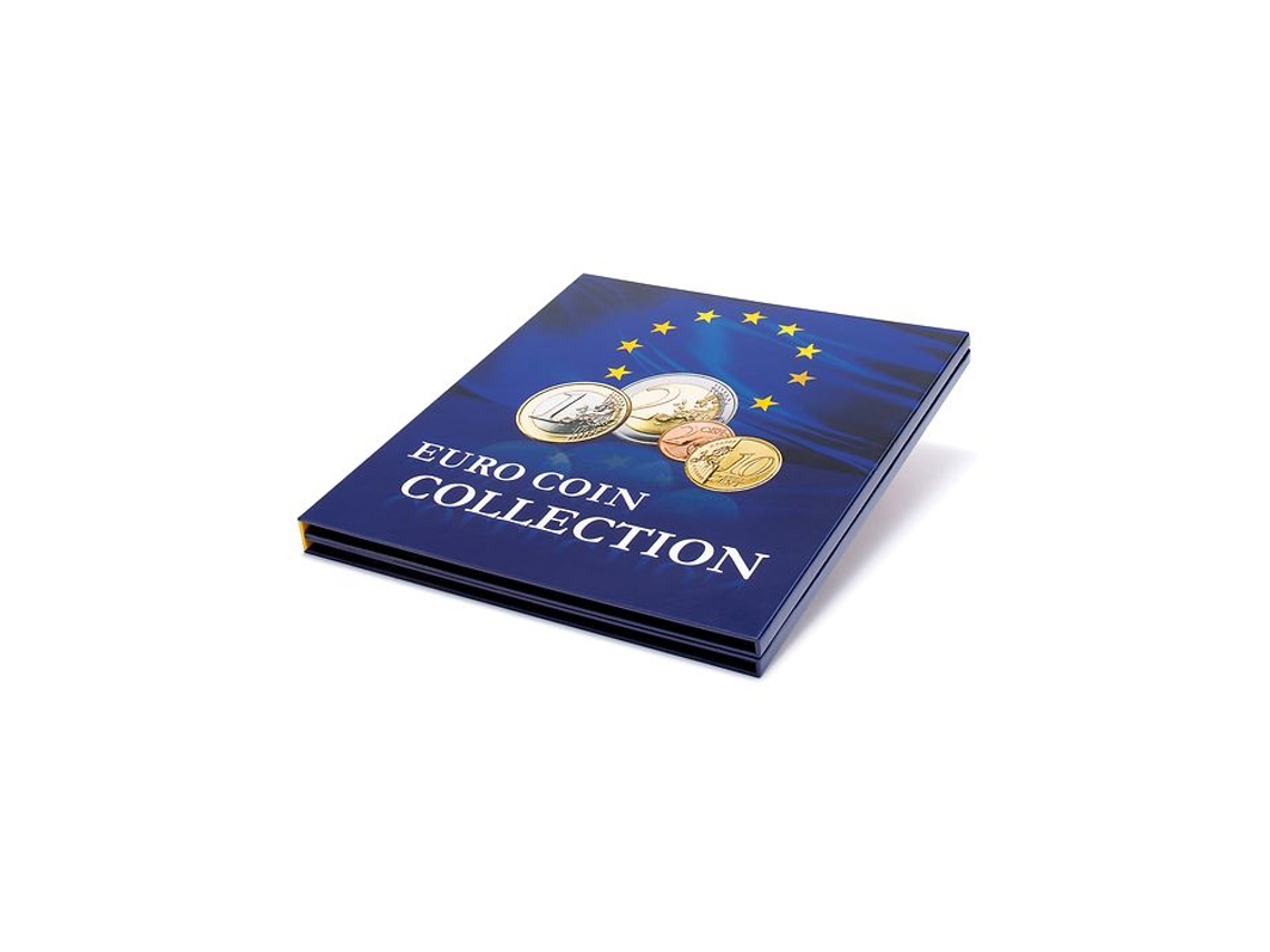 Álbum de Moedas Presso Euro Coin Collection LEUCHTTURM para 26 Séries Completas de Moedas de Euro