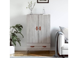 Gabinete alto Derivados de madera 69,5x31x115cm Gris Sonoma