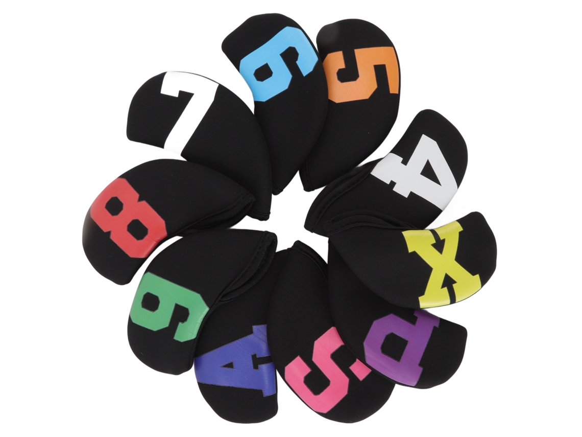 Conjunto de 10 camadas com números grandes em neoprene BRILVIBERA