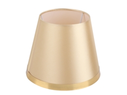 Abajur de Tecido Estilo Europeu Moderno para Lâmpada E27 Mesa/chão Ouro Px128 S/MARCA