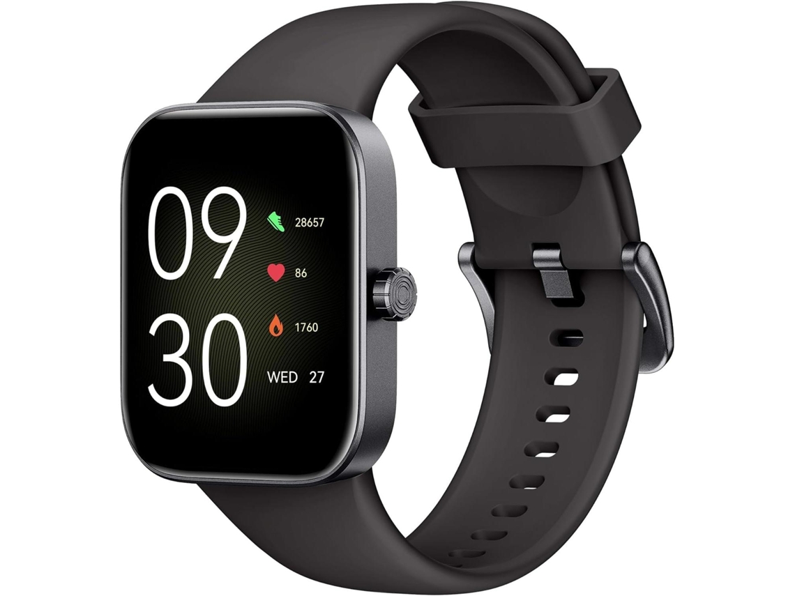 (preto) O Smartwatch Tem Uma Tela Tft De 1,85 Polegadas E Funções De Discagem/atendimento.