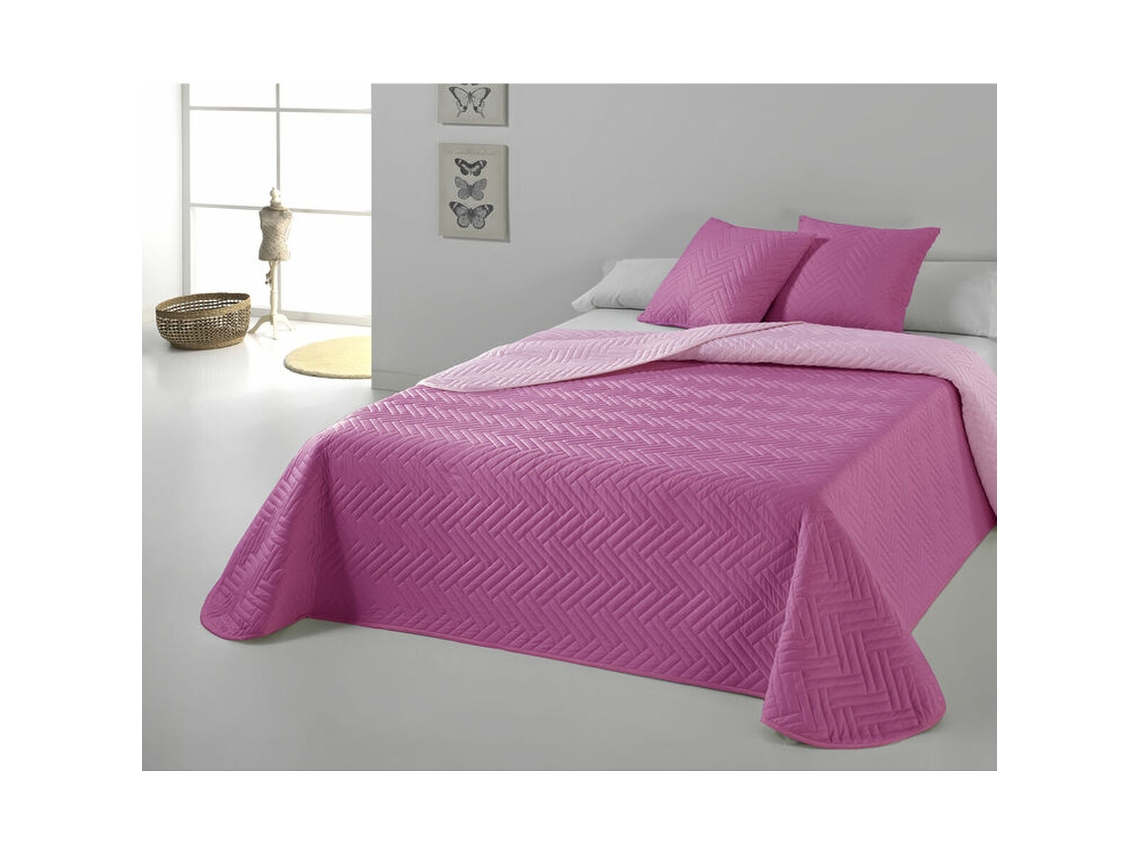 Colcha HOSTELINE VEGAS (Malva - 270 x 260 cm)