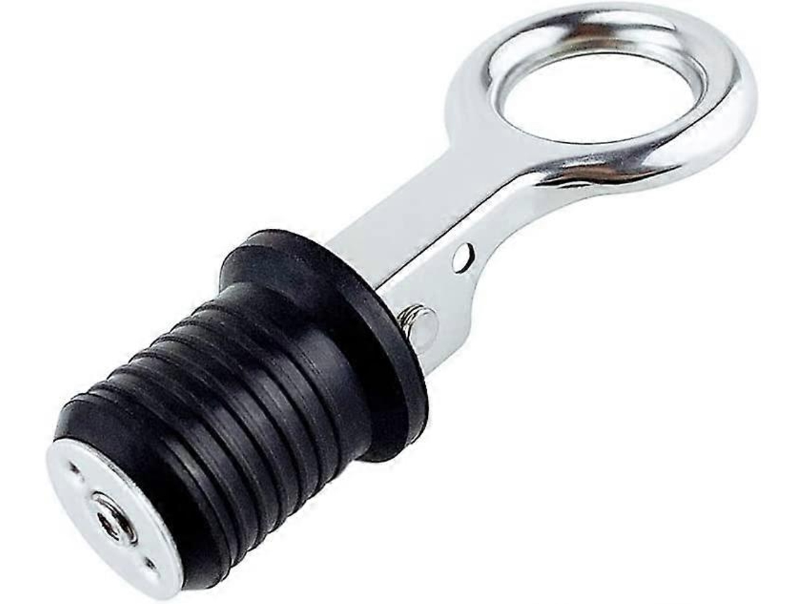 Tapón de Desagüe Marino Ajustable de Acero Inoxidable 304 Con Mango de Goma para Barcos, Botes Y Accesorios Náuticos