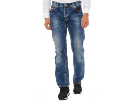 Calça Jeans Longa Azul Phaedra Masculina Galvanni (31)