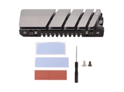 2026zentro-radiador M.2 Para Ssd Nvme 2280 Com 3 Pastas Térmicas Dissipação Rápida De Calor
