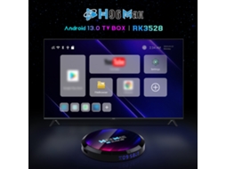 H96max Android 13.0 Caixa De Tv Inteligente Rk3528 Uhd 4k 8k Hdr10+ Wifi6 Bt5.0 2gb+16gb