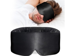 Máscara de Dormir 100% Seda, Grande para os Olhos, Confortável e Sem Pressão, Homens e Mulheres, Cobertura Total AQUAFORGE
