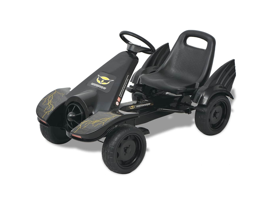 Pedal Go Kart, Pedal Go Karts Vidaxl Preto Pvc