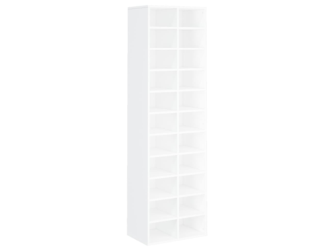 Shoe Cabinet, Shoe Cabinets Vidaxl Branco Madeira Processada (n/a)