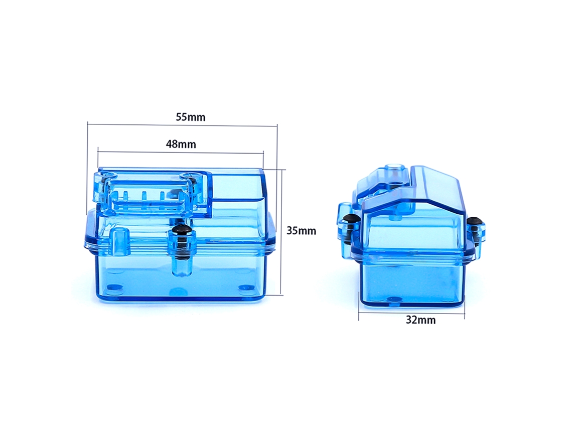 Caixa De Proteção Transparente À Prova D'água Para Esc Receiver, Compatível Com Huanqi 727 Slash, Acessório Para Barco De Controle Remoto