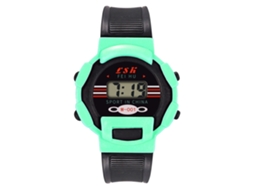 Reloj Electrónico Infantil De Moda Con Correa De Pvc Color Menta