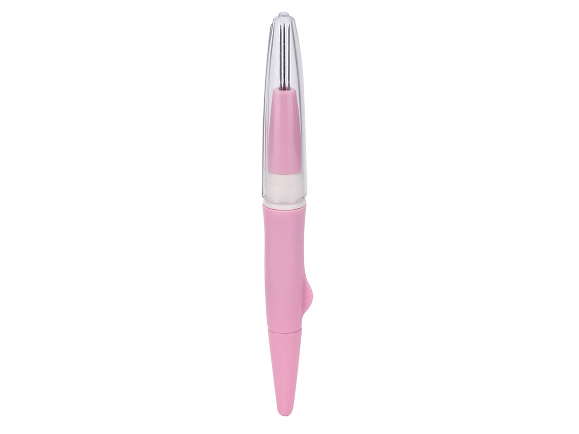 Ferramenta Portátil de Agulha de Feltro 3 Agulhas Rosa