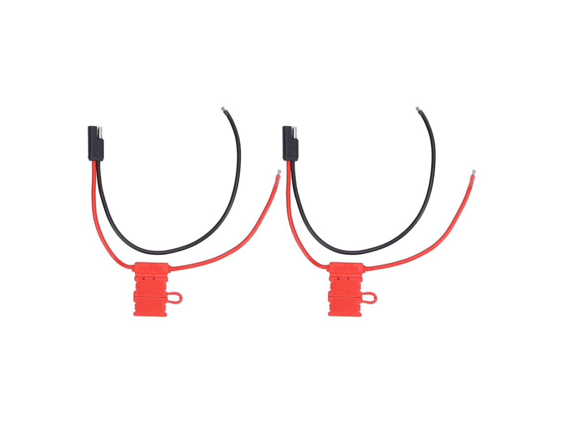 Aetheria 2pcs Cabo de Alimentação com Fusível para Rádio Móvel Cdm1250 Gm360 Gm3188 Gm3688 Gm1280