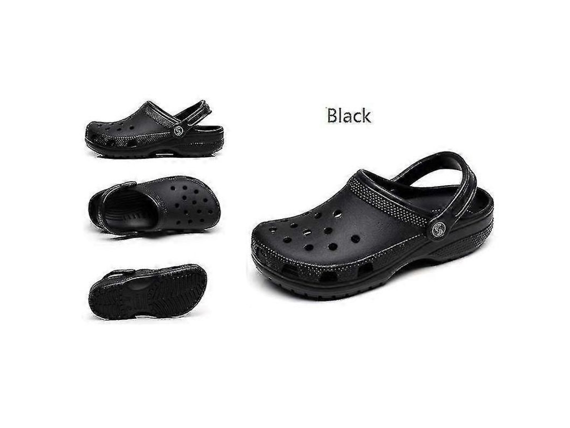 Sapatos Versáteis para Casa e Exterior, Leves, Jardim, Praia, Natação, Enfermagem, Preto | S/MARCA