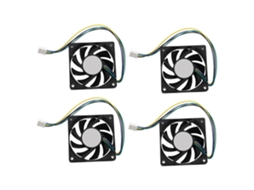 Peças 70x70x15mm 12v 4 Pinos Pwm Pc Gabinete De Computador Cpu Cooler Ventilador De Resfriamento Preto Slowmoose