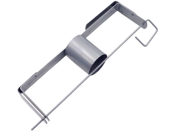 Dispensador de fita adesiva para gesso, design de alta resistência, portátil e ergonômico, feito de material sólido.