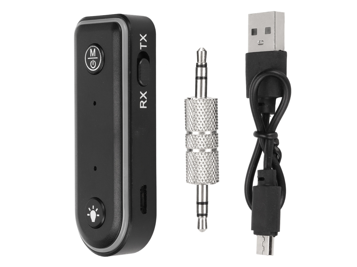 Adaptador de Audio para Coche Q3 Bluetooth 5.0, Transmisor Y Receptor Fm Con Carga Usb Y Llamadas Manos Libres.