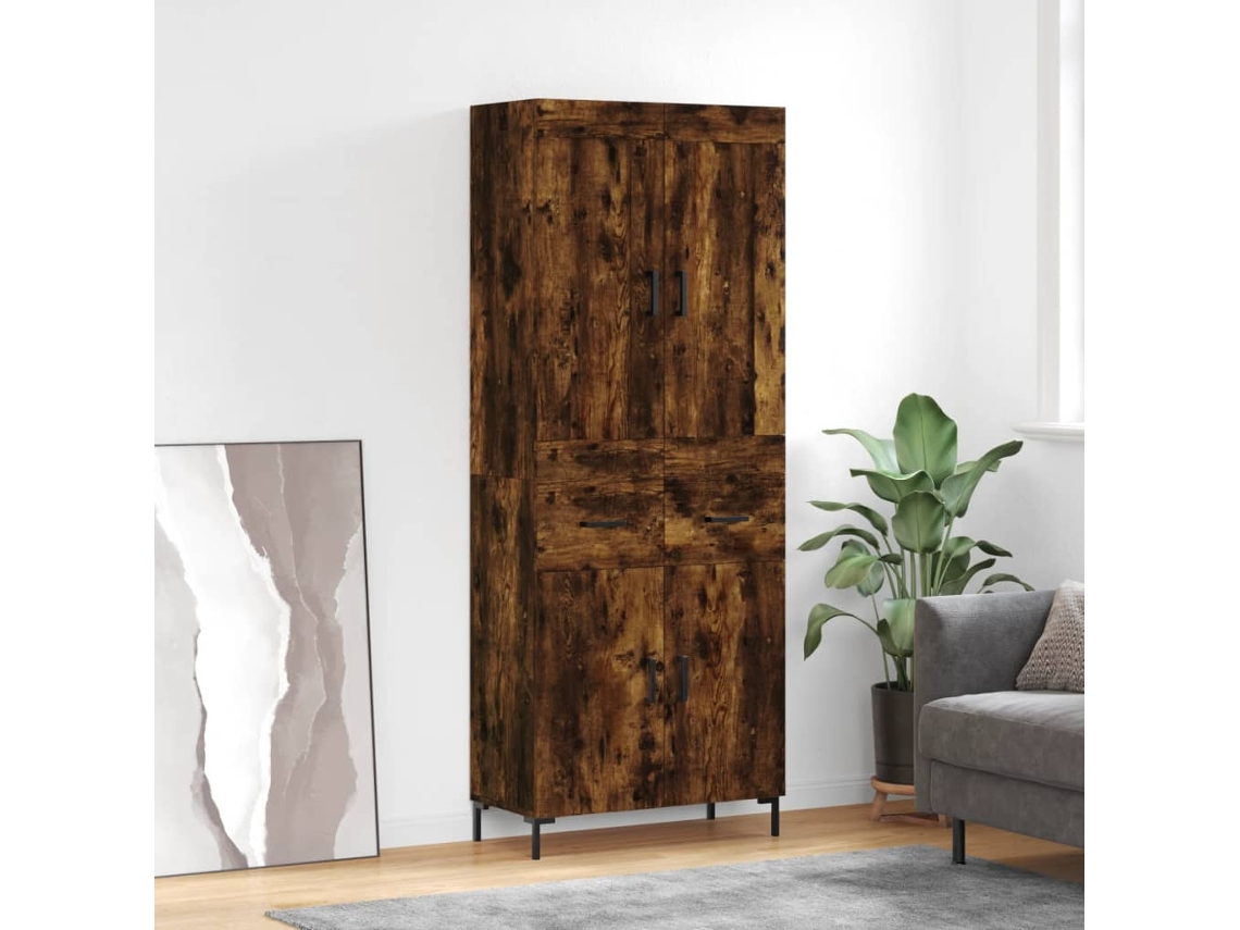 Highboard, Highboards Vidaxl Marrom Madeira Processada (n/a)