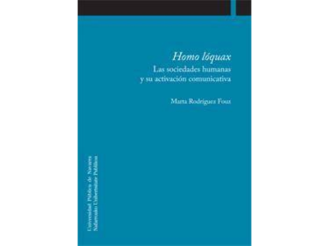 Livro Homo Loquax de Marta Rodríguez Fouz (Espanhol)