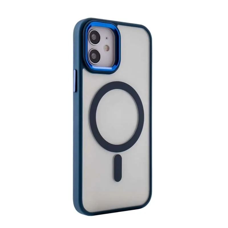 Estojo Diamante Magsafe iPhone 12 Pro Max-Azul-ZT-3129