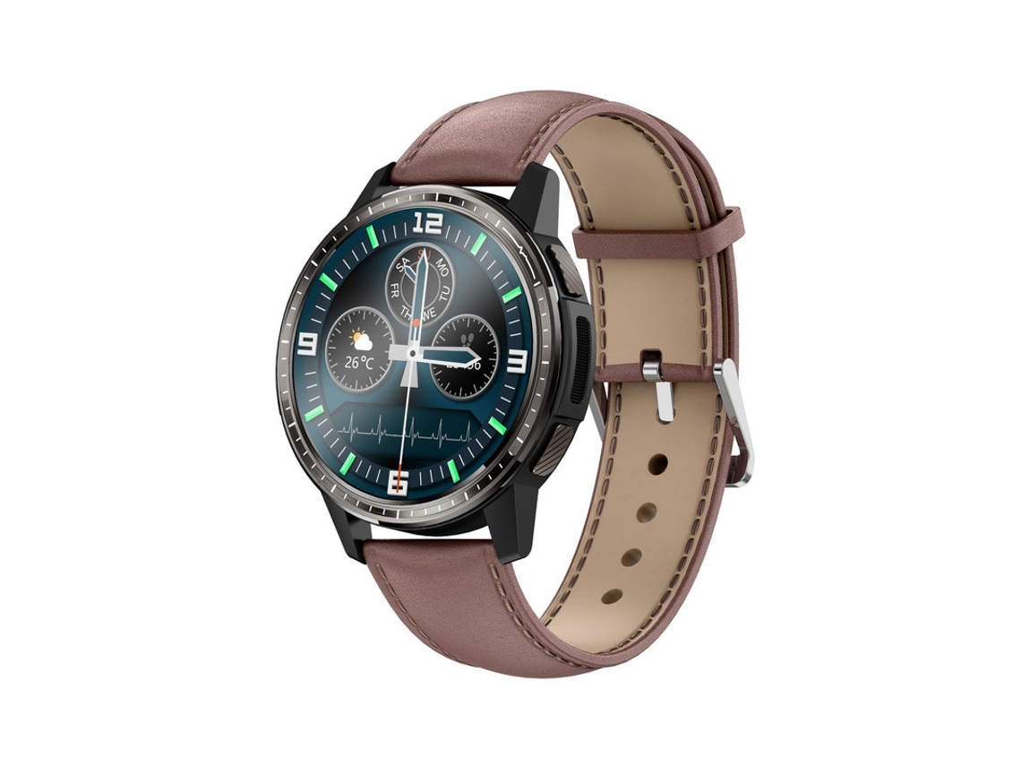 Smartwatch com monitor cardíaco, marrom Bestvite