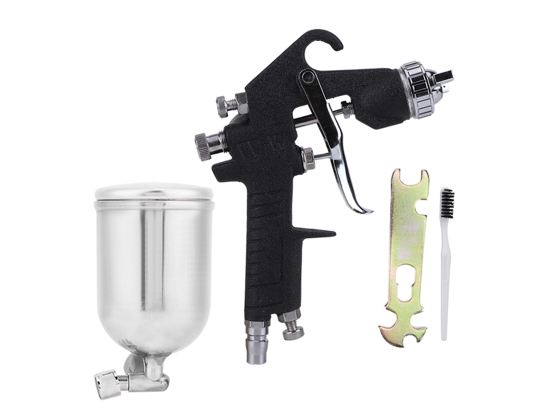 Pistola de Pintura pneumática W 77 2g airbrush para automóveis indústria navios | S/MARCA