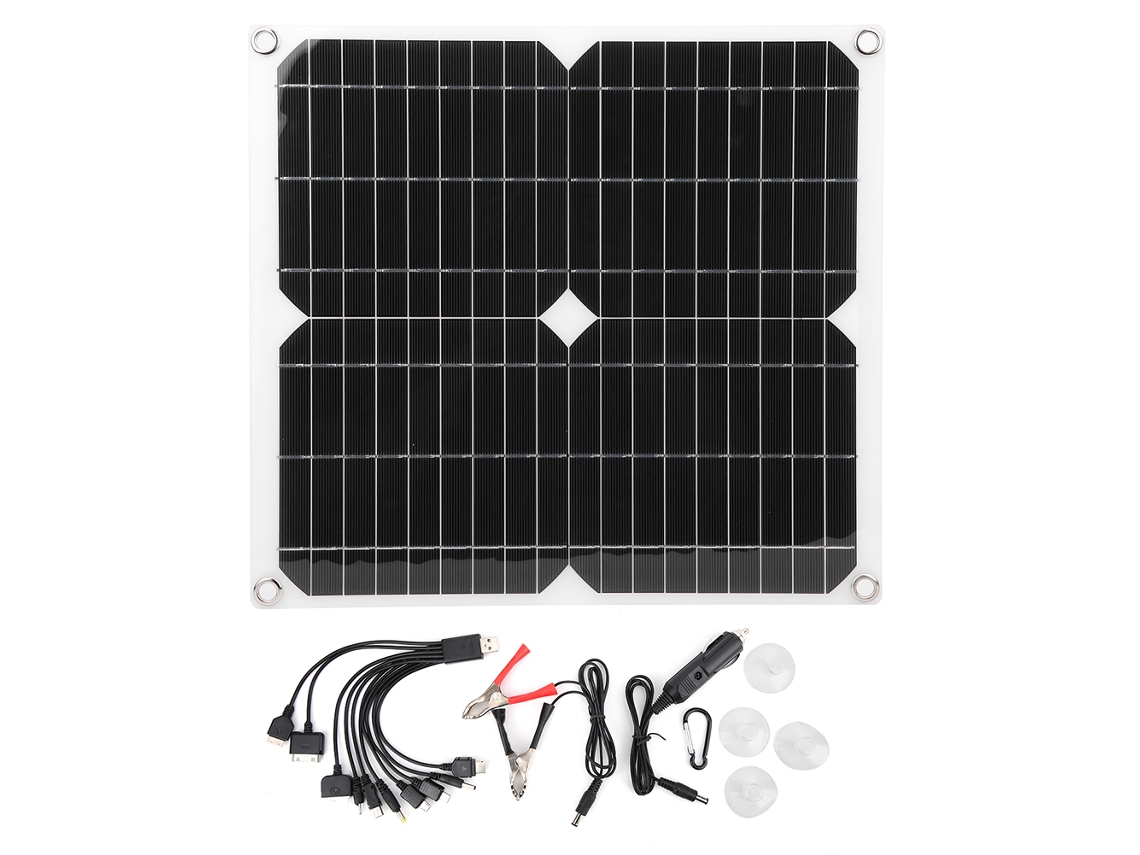 Laxiscreed Painel Solar Monocristalino 25w 5v Para Carregar Celulares Durante Acampamentos E Atividades Ao Ar Livre