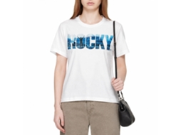 Rockinstone Rocky Movie Blue White Adult T-shirt Size:xxl