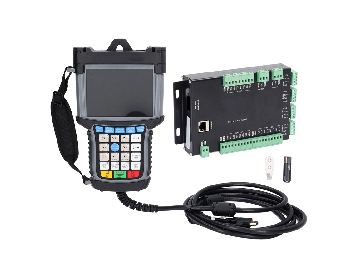 Sistema Cnc 3 Eixos Controle De Movimento Tela 5 Polegadas 24v Dc