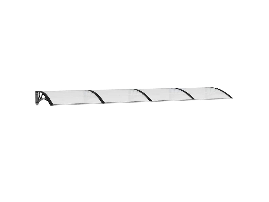Door Canopy, Door Canopies Vidaxl Preto Policarbonato (350 X 75 Cm)