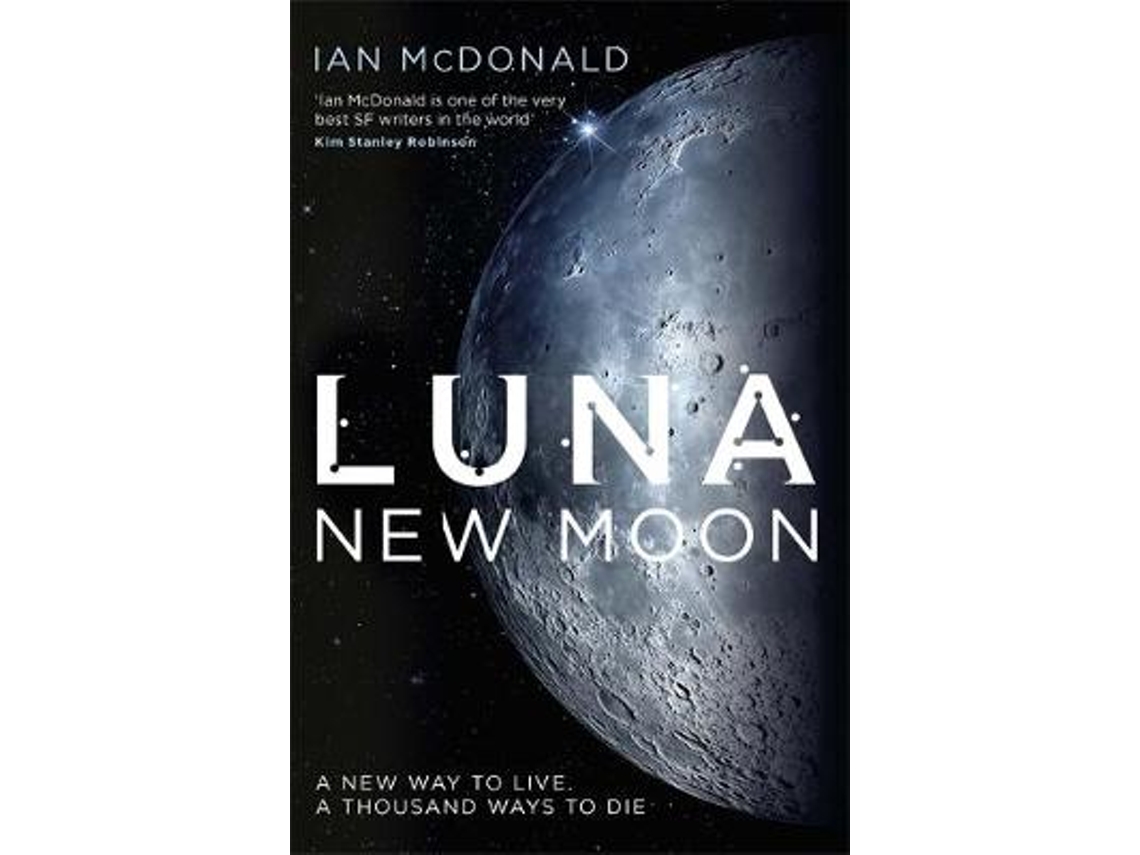 Livro Luna de Ian Mcdonald (Inglês)