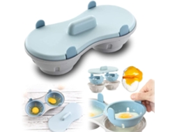 Lurelia Vaporizador De Ovos Para Micro-ondas, 2 Cavidades, Utensílio De Cozinha