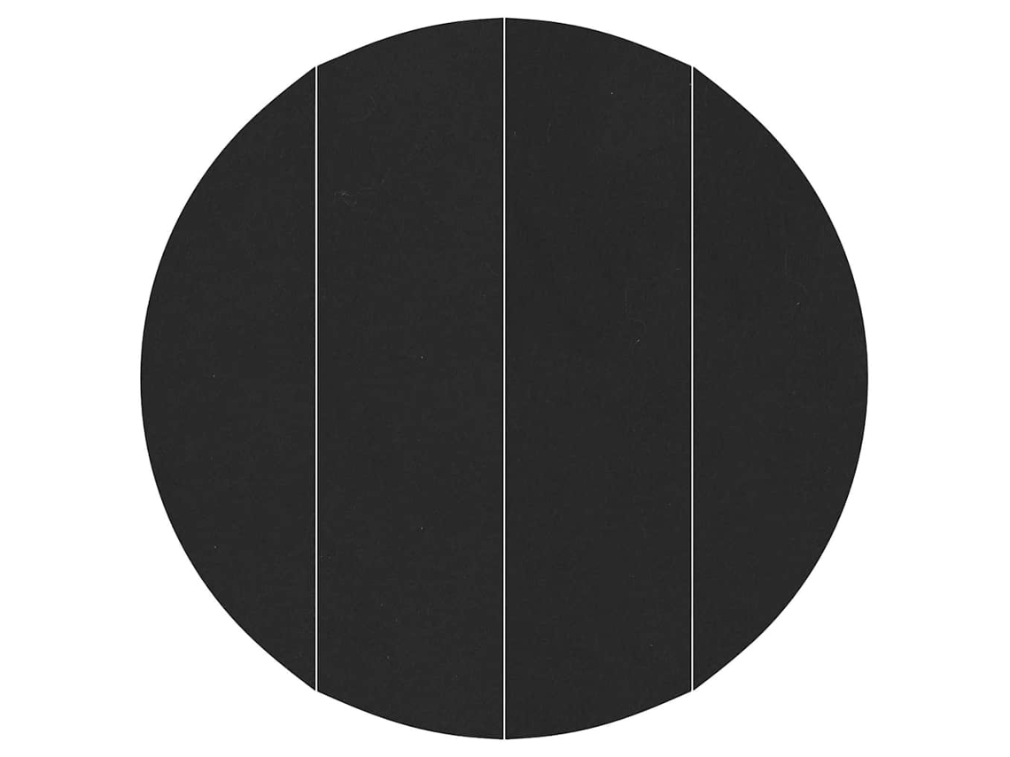 Lona Para Fundo De Piscina Vidaxl Preto Poliéster