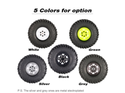 Mali 4pcs Pneus Austar Ax 5020c 1.9 Polegadas 120mm com Cubo para 1/10 Traxxas Scx10 Axial Rc4wd Tf2 Rock Crawler