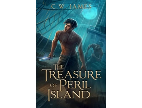 Livro The Treasure of Peril Island An adventure novel for teens de CW James (Inglês)