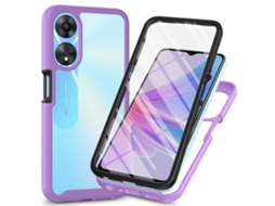 Protetor De Tela Céu Estrelado Com Película Pet Integradaroxo - Oppo A17