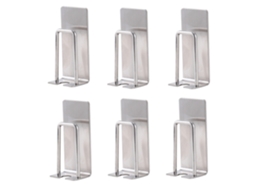 Suporte De Parede Para Escova De Dentes Elétrica Com 6 Peças E Adesivo Para Banheiro Aquaforge