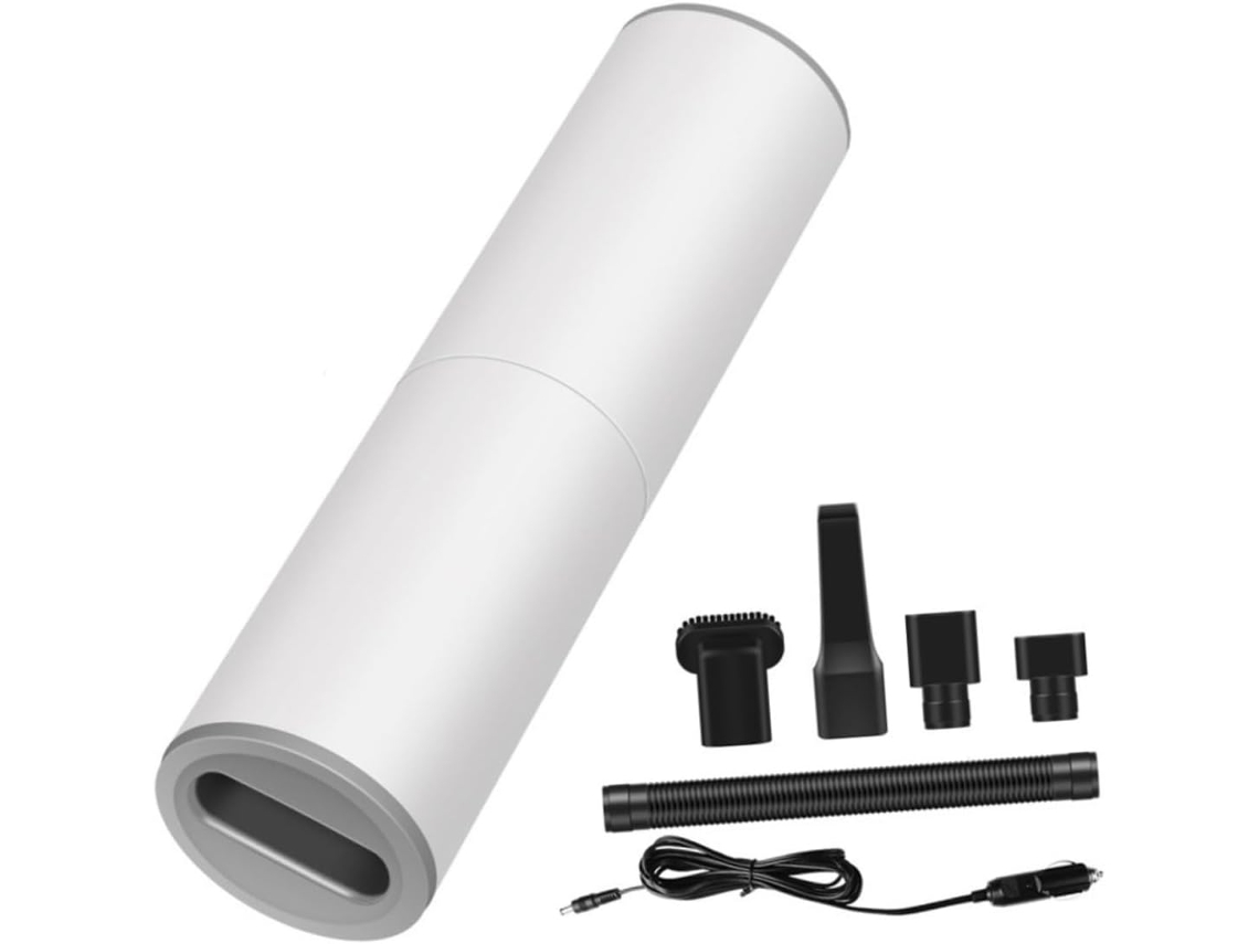 Aspirador De Pó Portátil Para Carro, 12v 120w, Com Filtro Lavável, Design Compacto Para Carro, Escadas, Cozinha E
