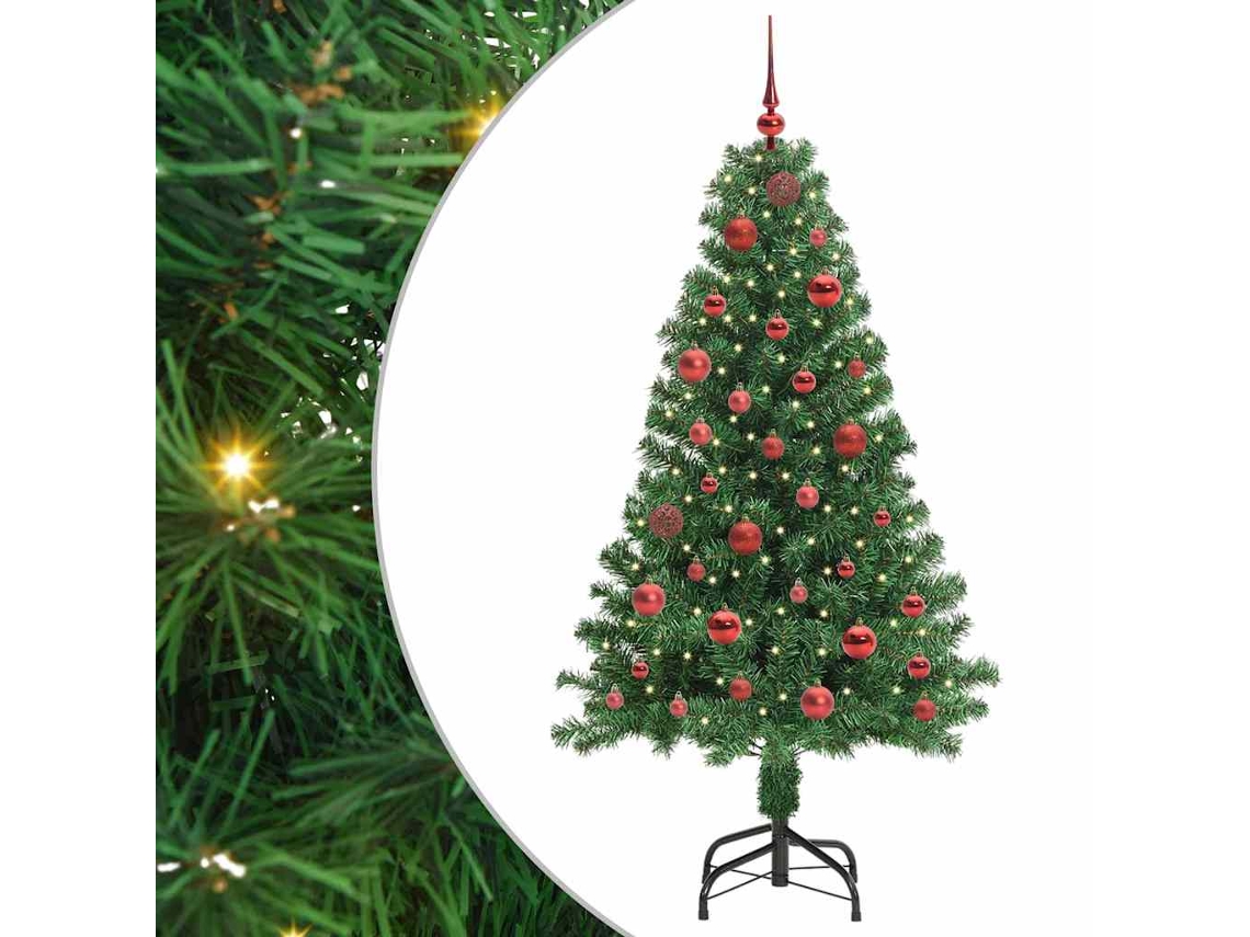Luzes De Cordão Decorativas Vidaxl Verde Pvc (150 Cm)