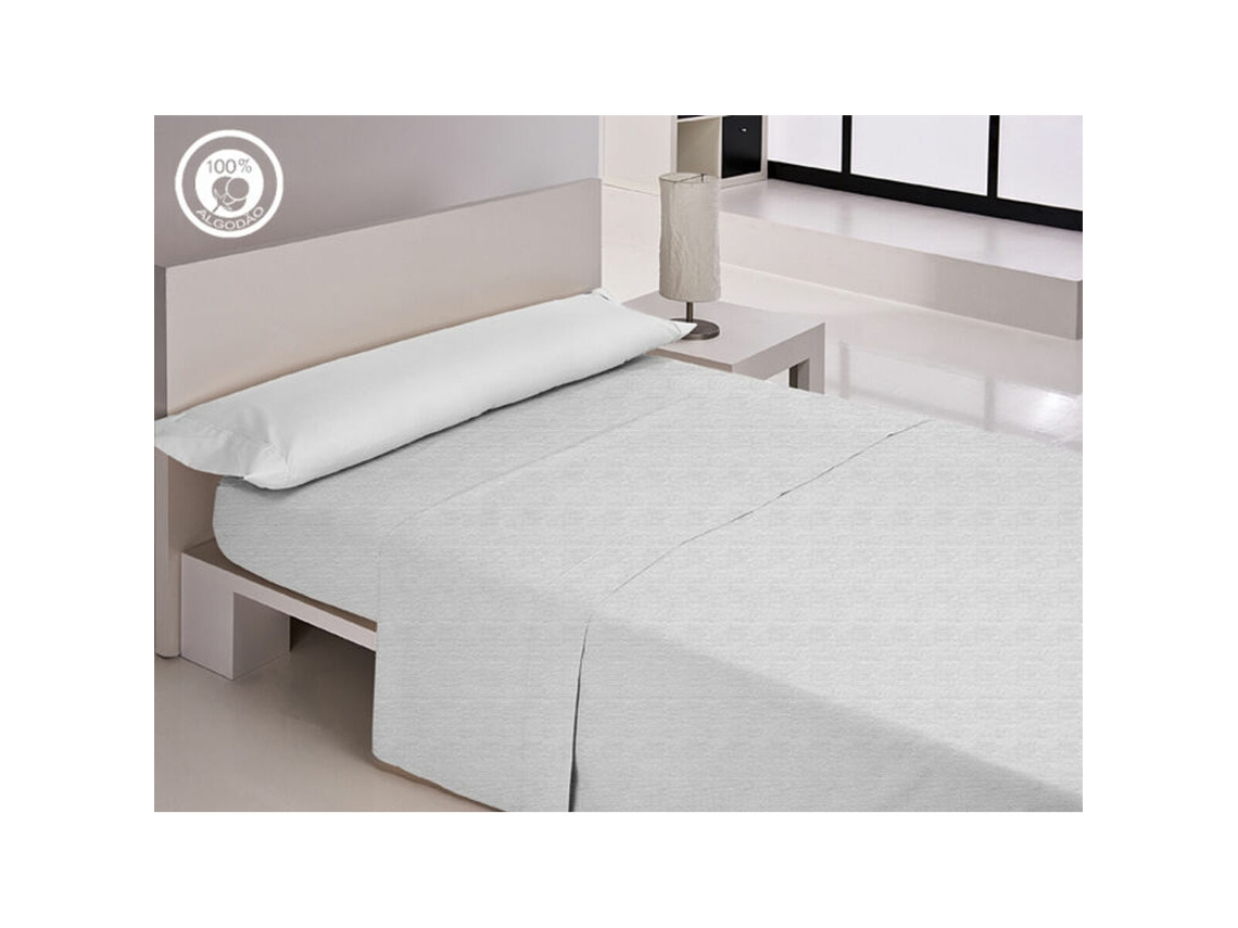Lençol de cima HAPPY HOME LISOS COTTON (Branco - Solteiro)
