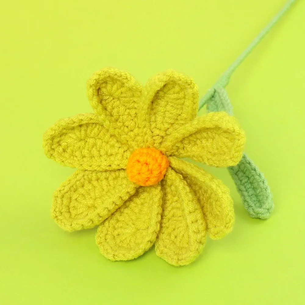 (verde Militar, 1 Peça) Buquê De Tulipas De Crochê, Faça Você Mesmo Um Buquê De Tulipas Tricotado, O Presente Perfeito.